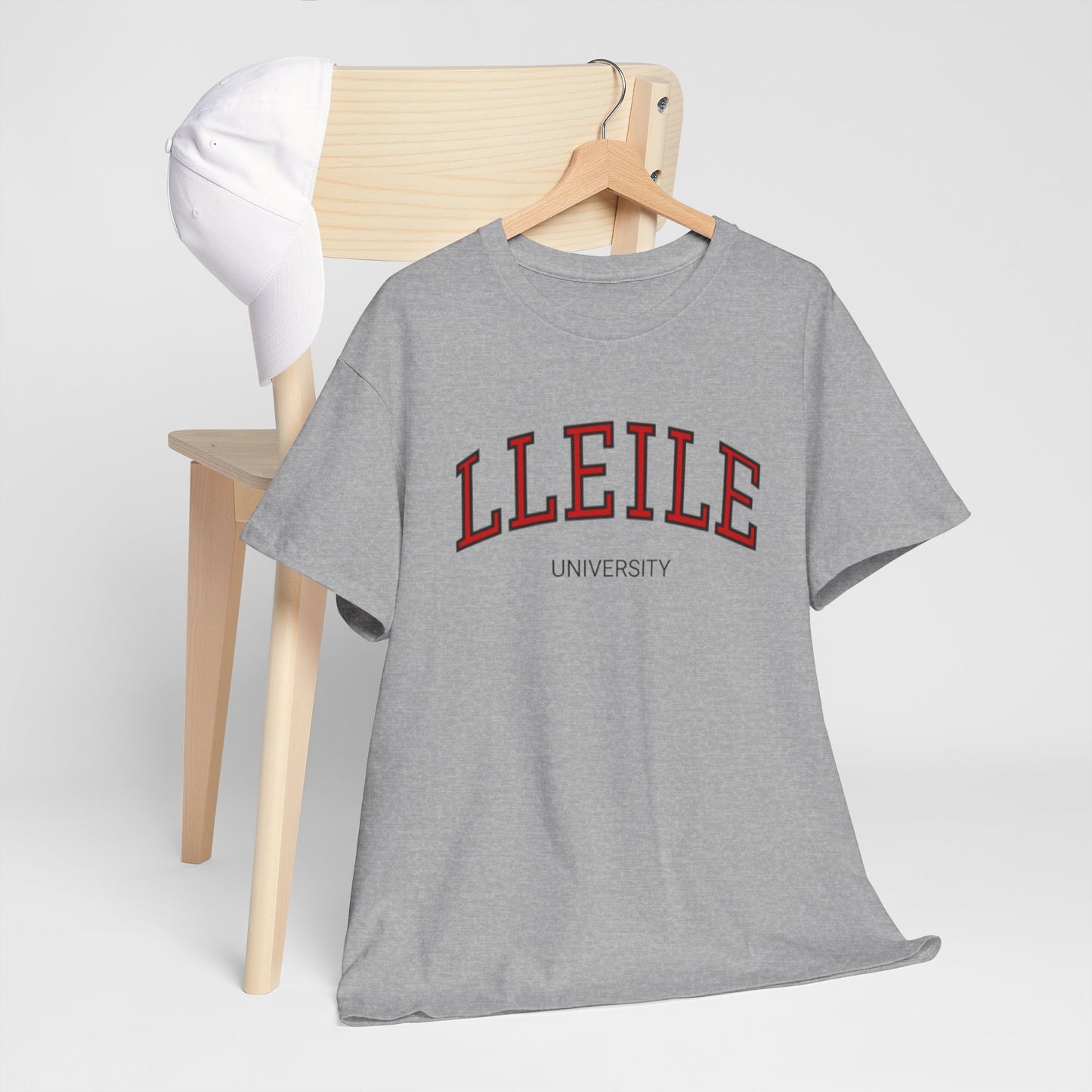 Lleile Vintage University T-Shirt — Retro Campus Humor Tee
