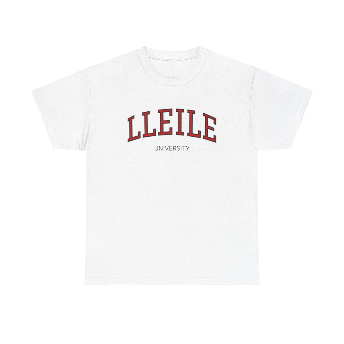 Lleile Vintage University T-Shirt — Retro Campus Humor Tee