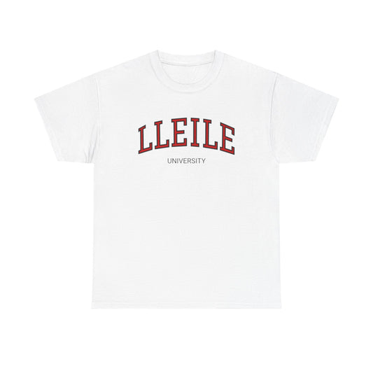 Lleile Vintage University T-Shirt — Retro Campus Humor Tee