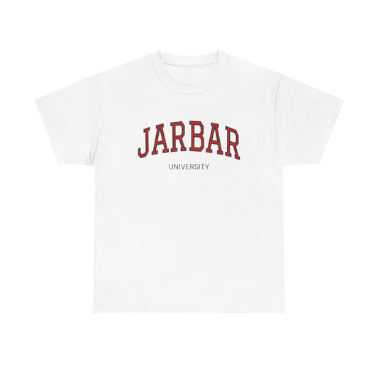 Jarbar Vintage University T-Shirt — Retro Campus Humor Tee