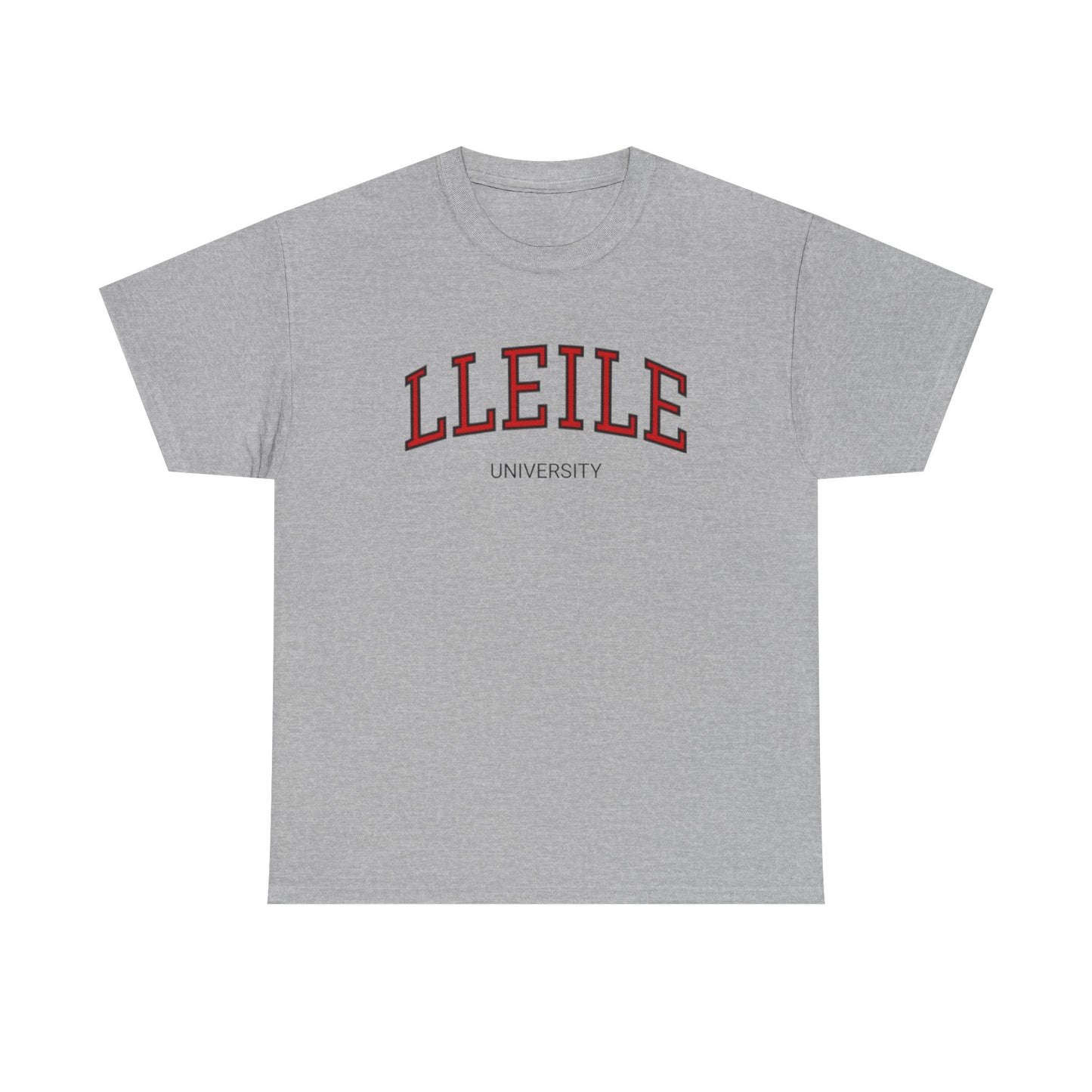 Lleile Vintage University T-Shirt — Retro Campus Humor Tee