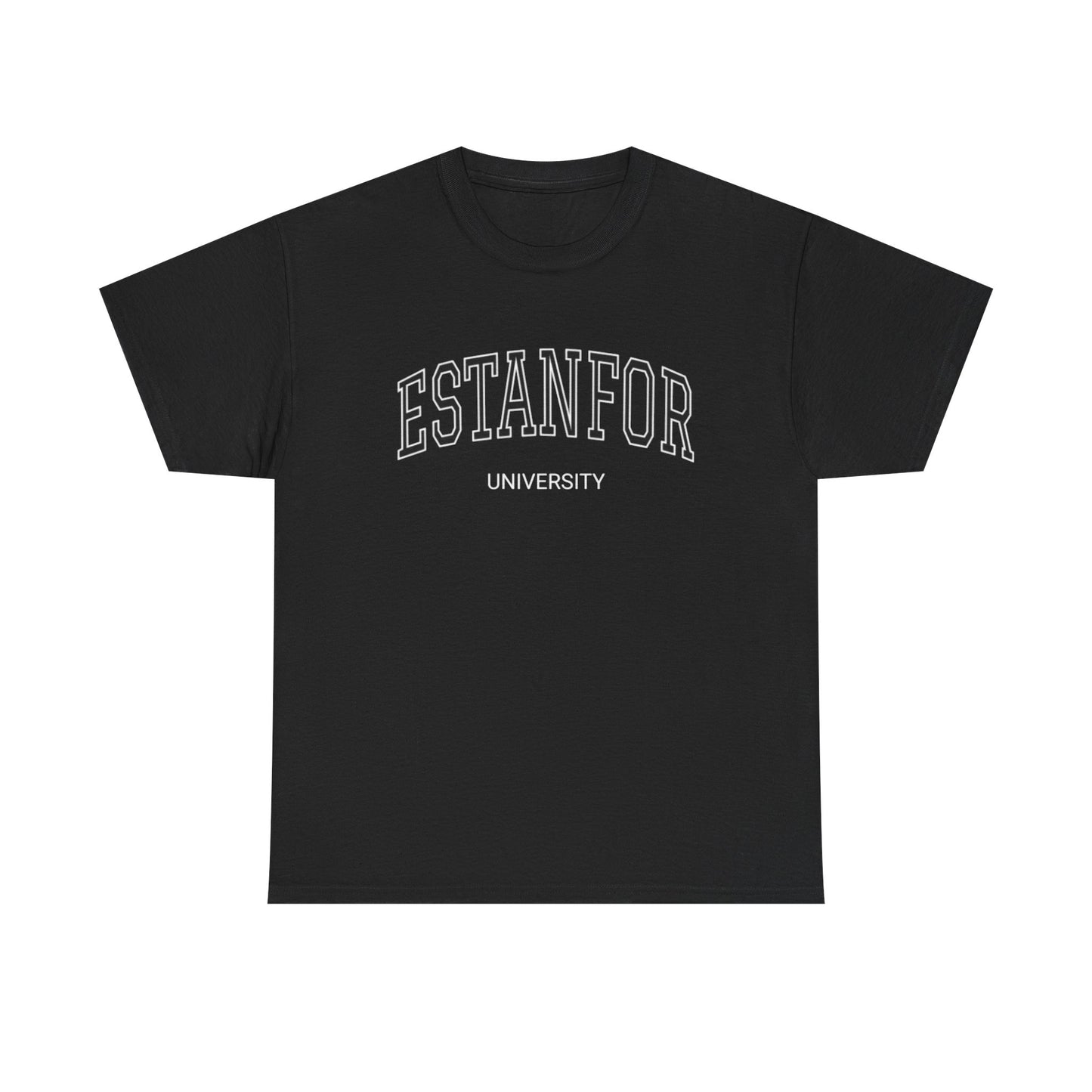 Estanfor Vintage University T-Shirt — Retro Campus Humor Tee