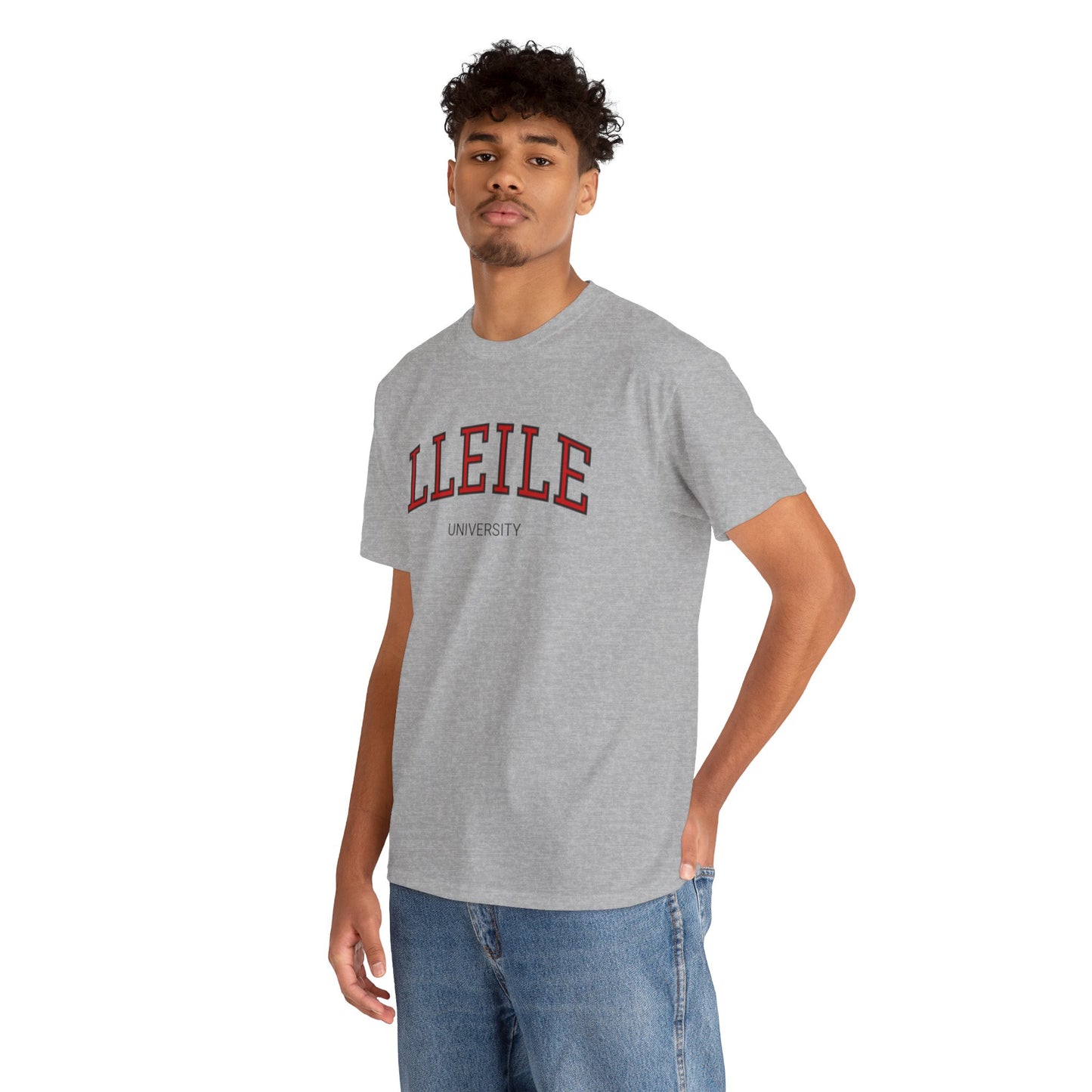 Lleile Vintage University T-Shirt — Retro Campus Humor Tee