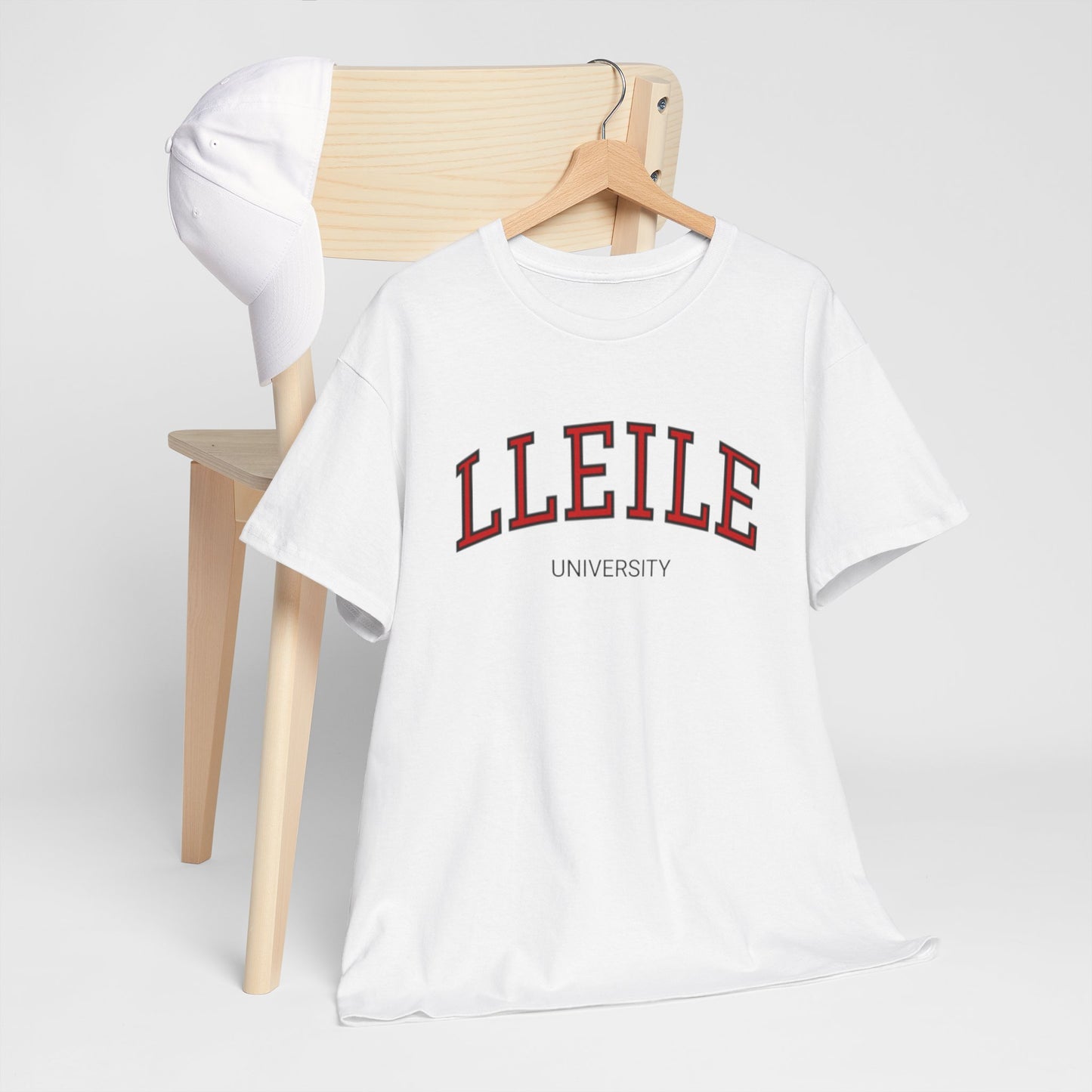 Lleile Vintage University T-Shirt — Retro Campus Humor Tee
