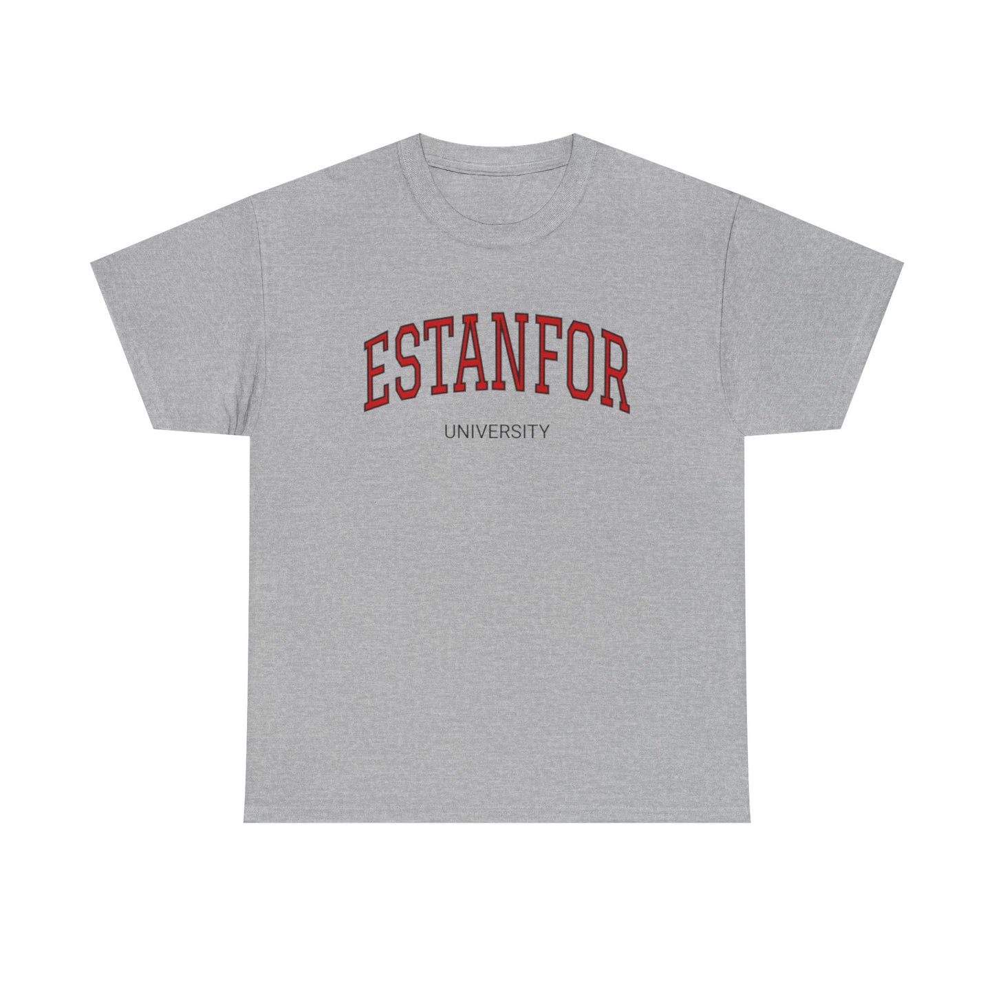 Estanfor Vintage University T-Shirt — Retro Campus Humor Tee